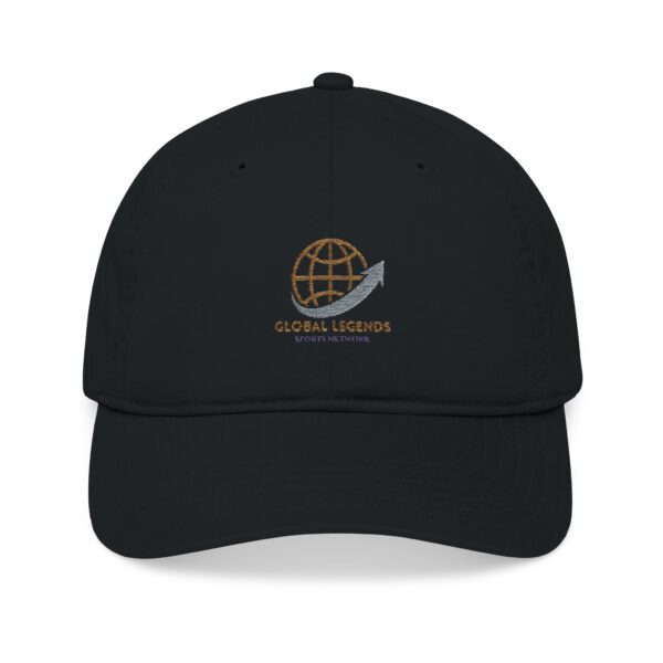 Global Legends Eco-Friendly Embroidered Baseball Cap | Casual Style Hat for Outdoor Adventures, Gifts for Nature Lovers, Unisex, Summer Accessory