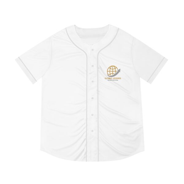 Global Legends Men's Baseball Jersey - Casual Sportswear, Stylish Athleisure, Fan Gear, Summer Outfits, Sports Enthusiast Apparel