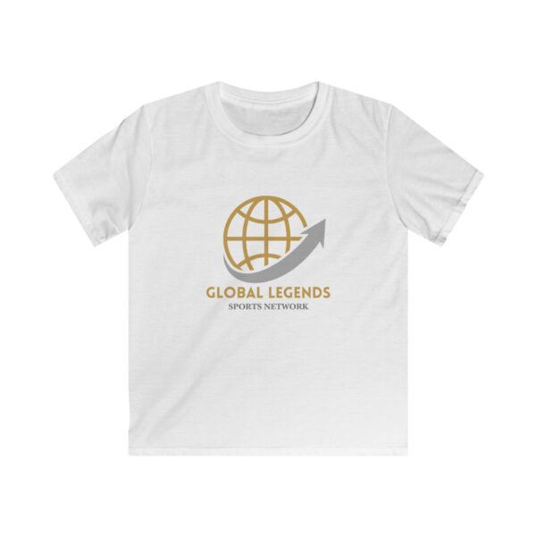 Global Legends Kids Softstyle Tee, Youth Sports Shirt, Fun Cotton Tee, Team Spirit Shirt, Gift for Young Athletes