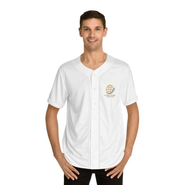 Global Legends Men's Baseball Jersey - Casual Sportswear, Stylish Athleisure, Fan Gear, Summer Outfits, Sports Enthusiast Apparel - Image 3