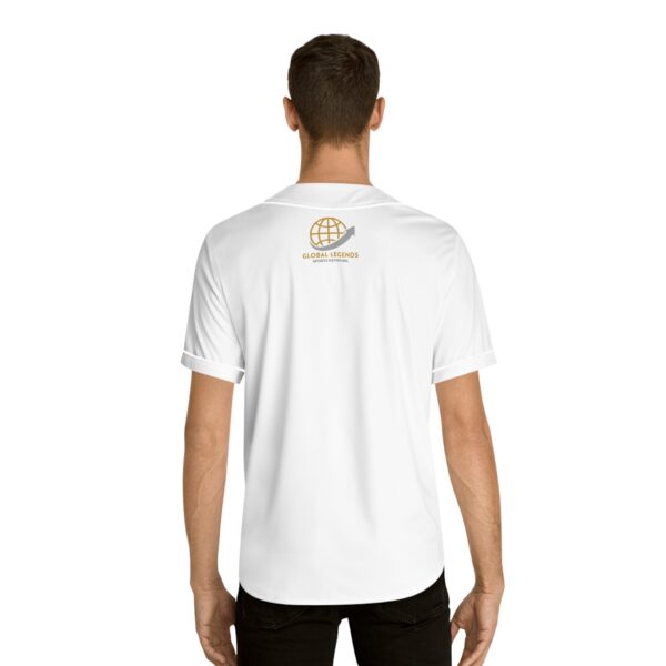 Global Legends Men's Baseball Jersey - Casual Sportswear, Stylish Athleisure, Fan Gear, Summer Outfits, Sports Enthusiast Apparel - Image 4
