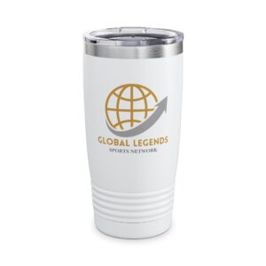 Global Legends 20oz Ringneck Tumbler - Perfect Gift for Sports Fans, Travel Mugs, Insulated Drinkware, Coffee Lovers, Personalized Tumbler